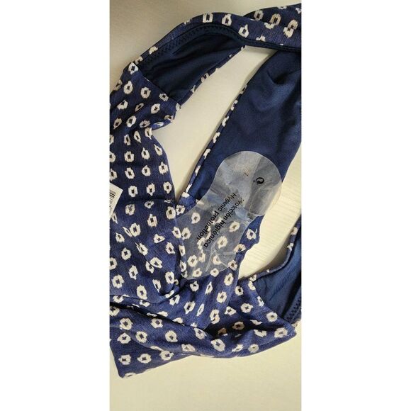 Oysho NWT Blue Geometric Bikini Bottoms in Small - Picture 2 of 7
